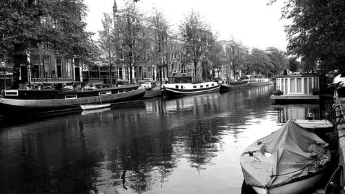 Boats in canal