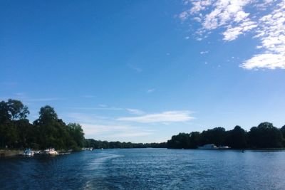 Scenic view of calm lake