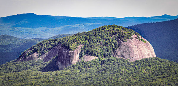 Panoramic view of mountain range