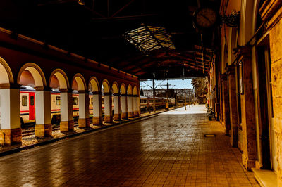 Corridor of building