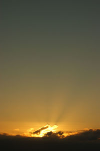 Scenic view of sunset