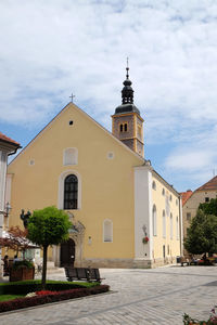 Saint john the baptist church in varazdin, croatia