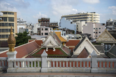 Buildings in city