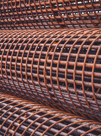 Full frame shot of patterned roof tiles