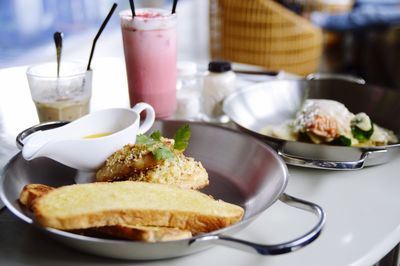 Close-up of food in plate