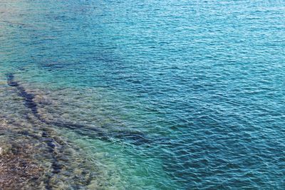 Full frame shot of sea water