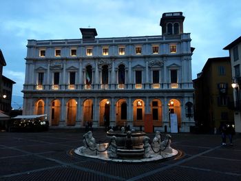 View of old building in city