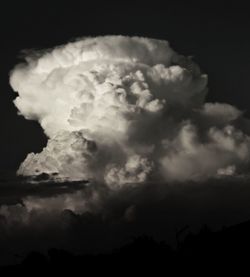 Scenic view of cloudy sky