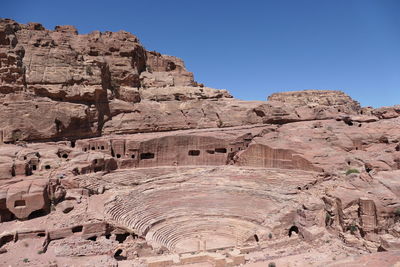 Nabataen roman amphitheatre in petra