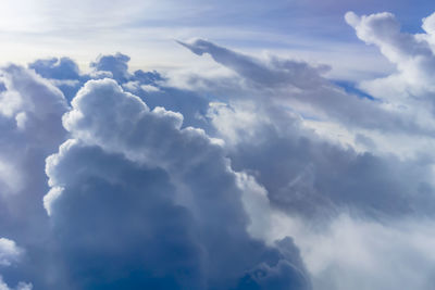 Low angle view of clouds in sky