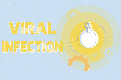 Digital composite image of yellow sign