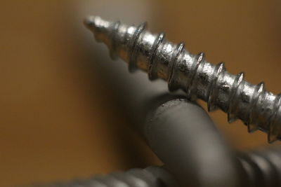 Close-up of screw