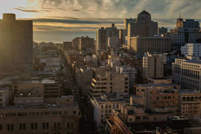Cityscape against sky