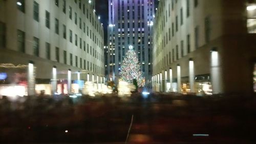 City street at night