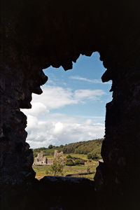 Scenic view of historic building against sky