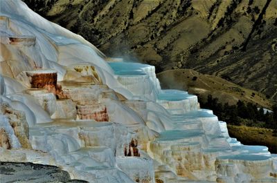 View of rock formations