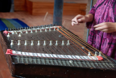 Cimbalom music instrument