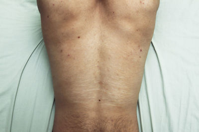 Midsection of man