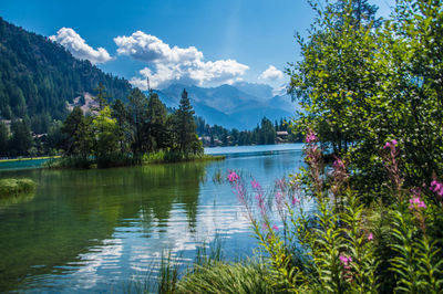 Champex in valais in swiss