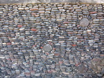 Full frame shot of stone wall