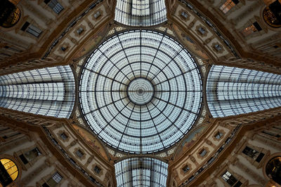 Low angle view of ceiling in shopping mall
