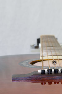 Close-up of guitar