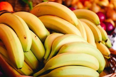 Close-up of fruits for sale at market stall