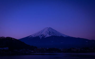 Beautiful sunrise and mt.fuji