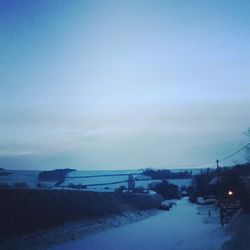 View of road against sky