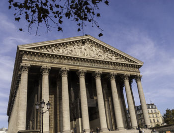 Low angle view of historical building against sky