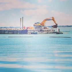 View of commercial dock