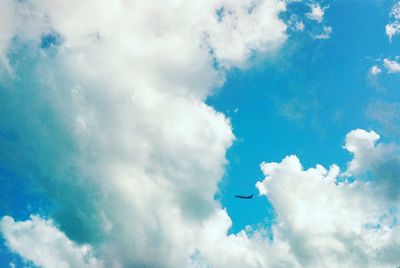 Low angle view of clouds in sky