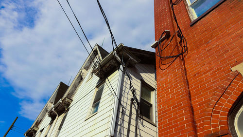 Low angle view of building against sky