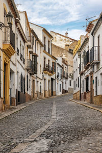 Picturesque white town ronda, malaga, andalusia, spain