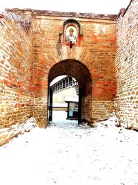 Entrance of old building