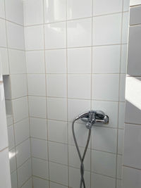 Close-up of toilet in bathroom