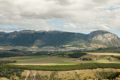 Scenic view of landscape against sky