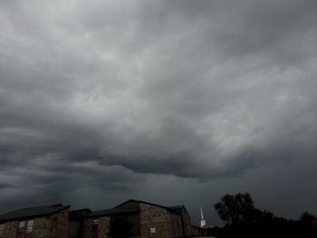 High section of building against cloudy sky