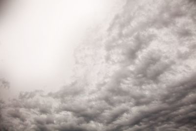 Low angle view of cloudscape