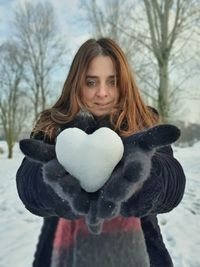 Heart snow