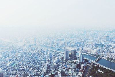Aerial view of cityscape