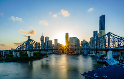View of city at waterfront