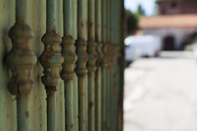 Close-up of built structure