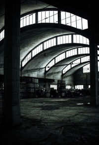 Low angle view of empty building