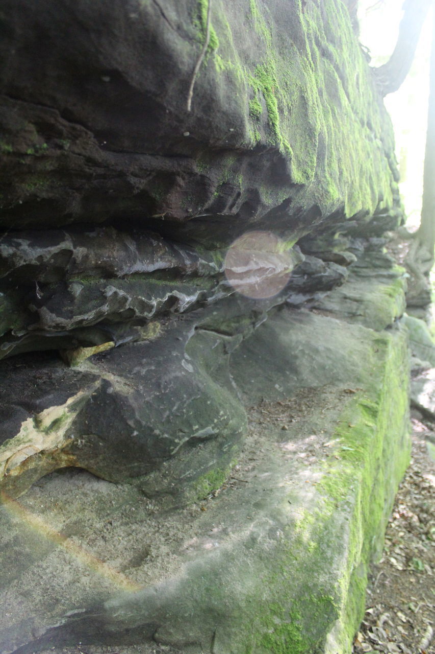 LOW ANGLE VIEW OF ROCKS