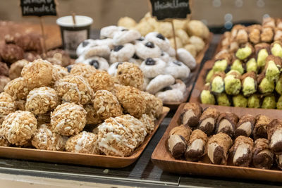 Close-up of food for sale