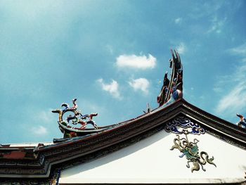 Low angle view of a temple