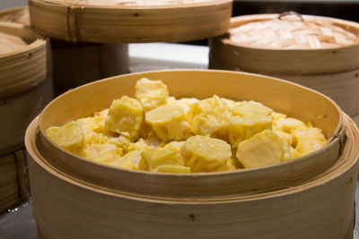 Close-up of food in basket