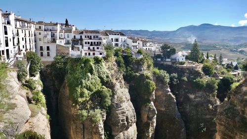 Panoramic view of buildings in city