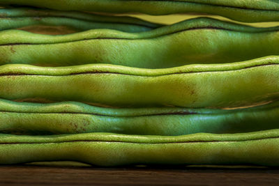 Full frame shot of green beans